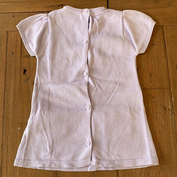 4/$20 kitchoun lavender button back sweater dress - Picture 4 of 4